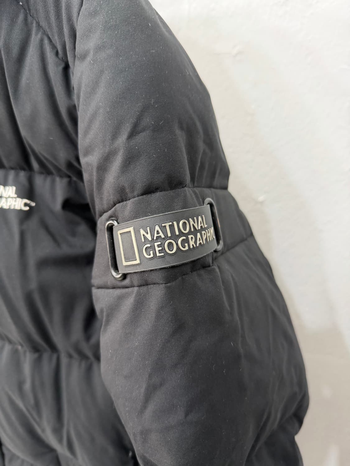 정품) 내셔널지오그래픽 블랙 롱패딩 S 상품이미지3