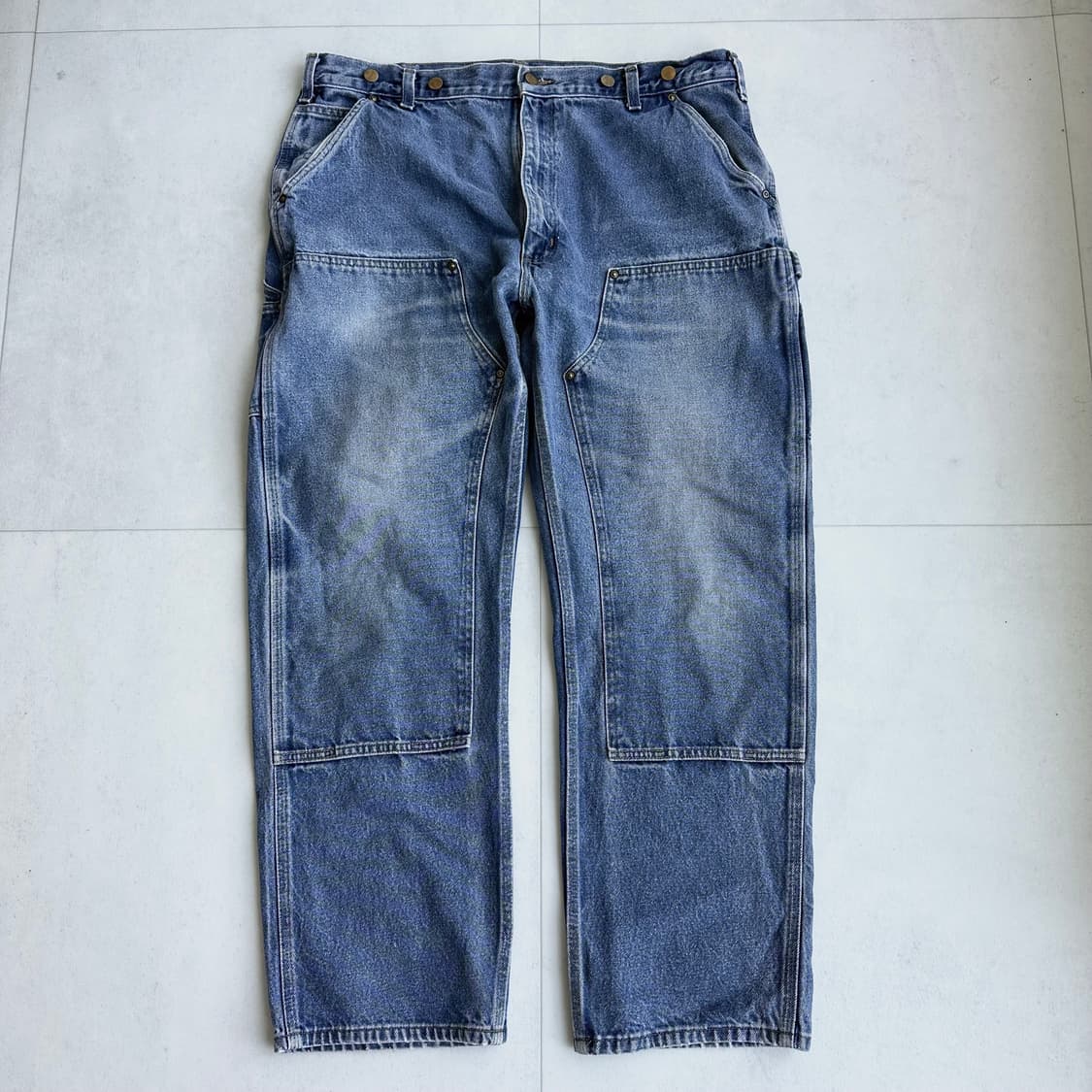 칼하트 카펜터스 더블니 데님팬츠 상품이미지2