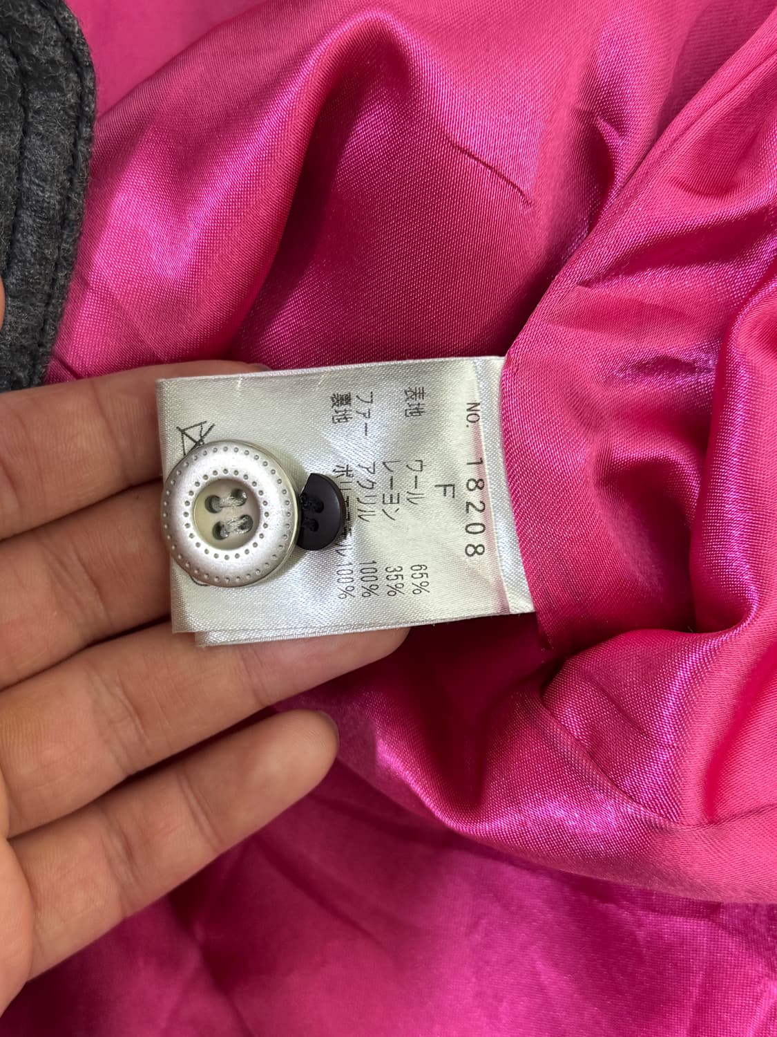 Algonquins 퍼 칼라 로즈 패턴 자켓 y2k 고딕 vkei 상품이미지8