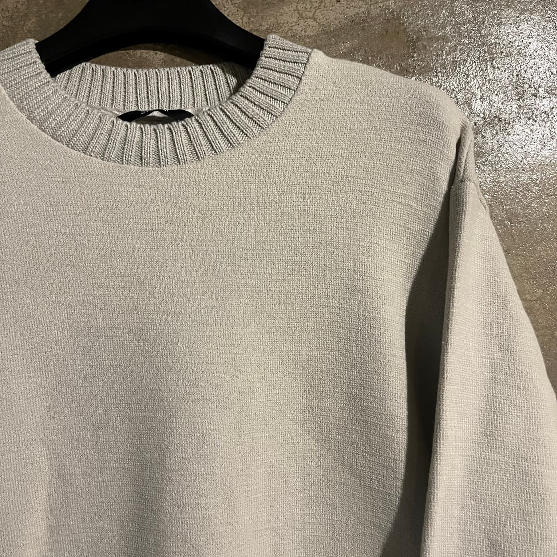 시스템 라운드 니트 상품이미지2