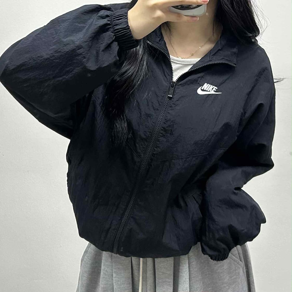 나이키 신형 에센셜 우븐 윈드브레이커 자켓 트랙탑(M) 상품이미지2