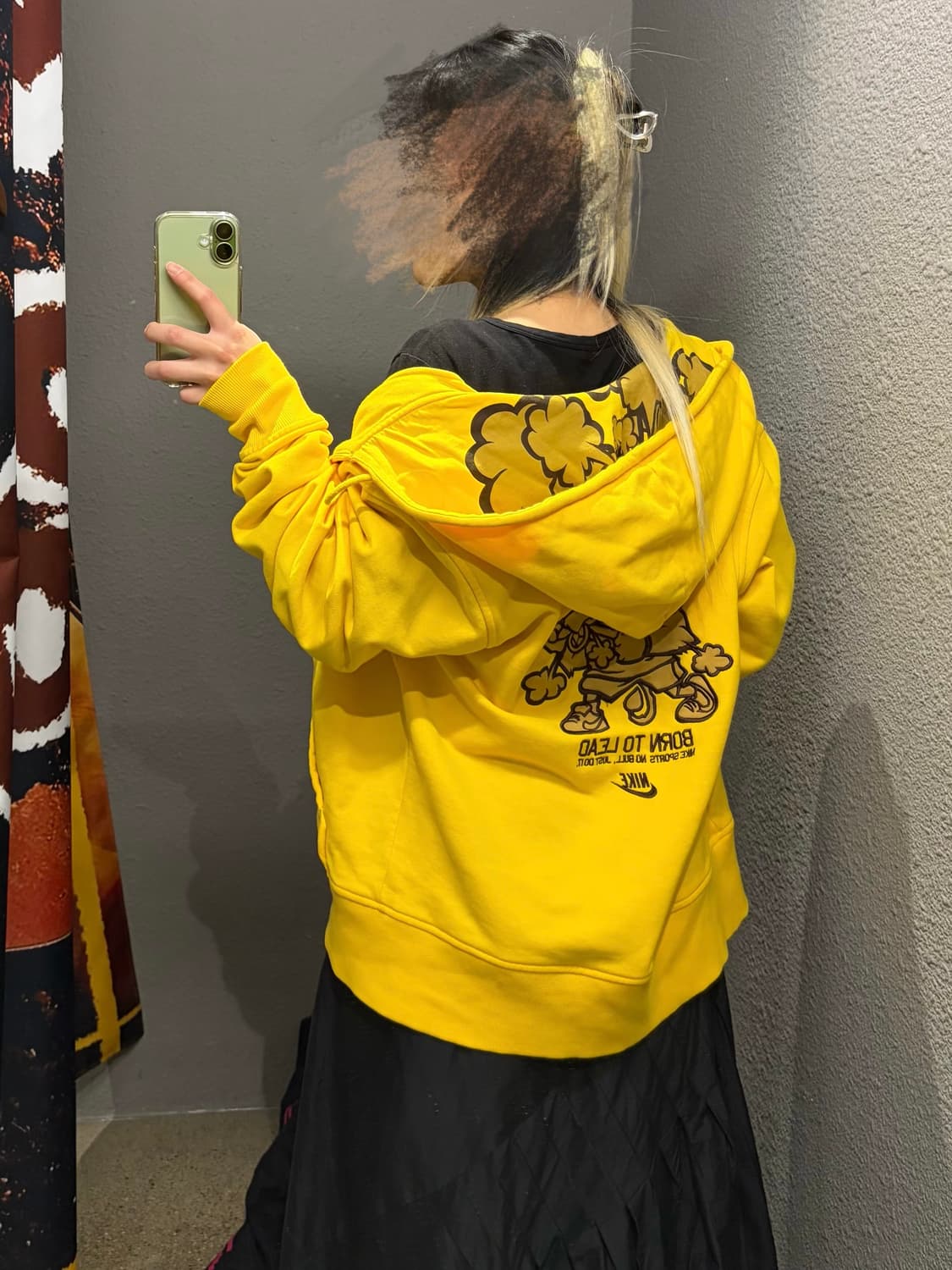 나이키 패치 후드집업 상품이미지1