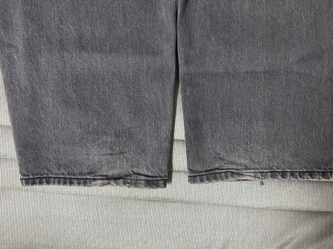 해칭룸 와이드 커브드진 Curve Jeans Washed Black 상품이미지4