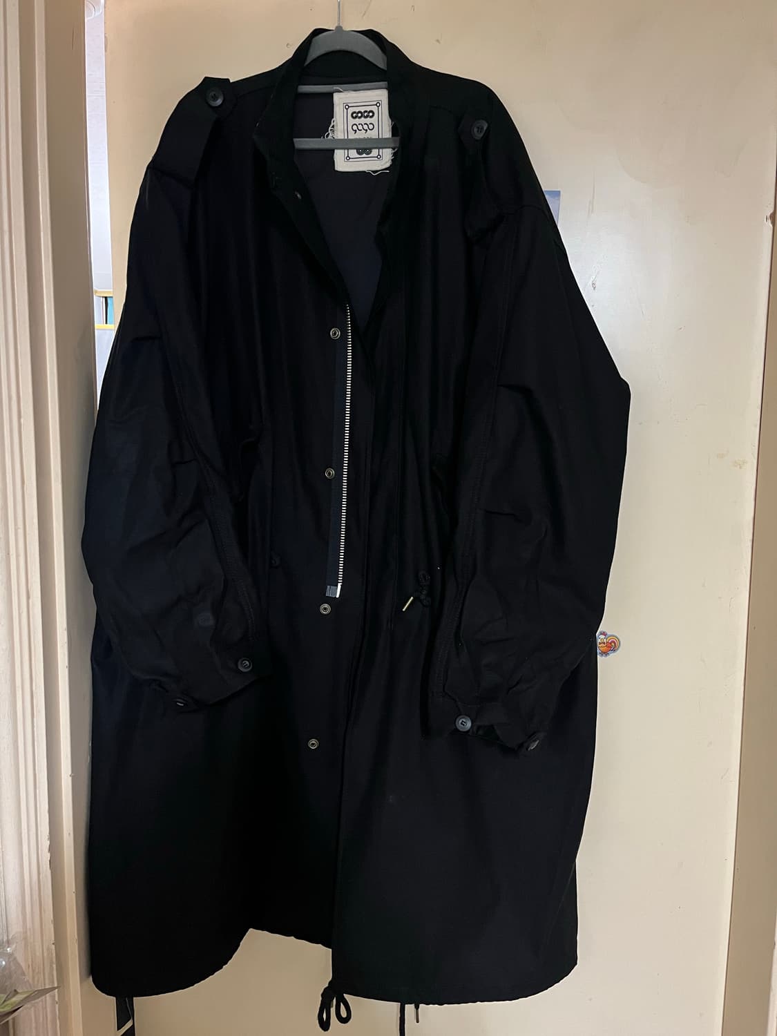 릿킴 필드 롱 야상자켓 블랙 상품이미지3