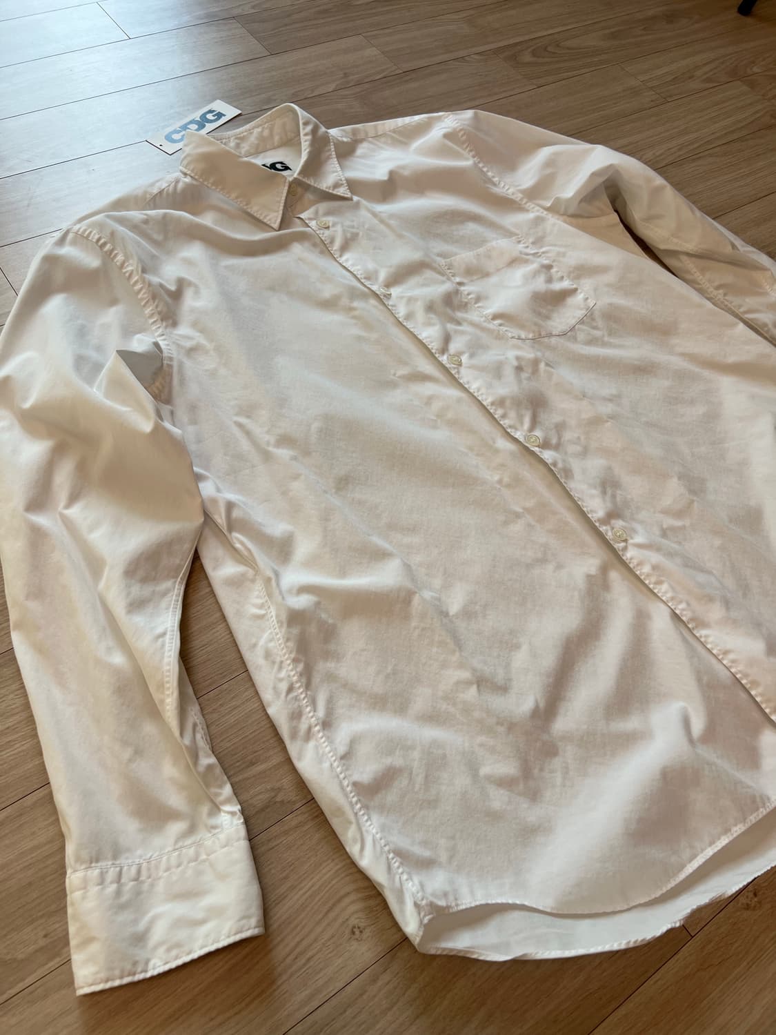 꼼데가르송 / CDG 화이트 셔츠 / L 상품이미지3