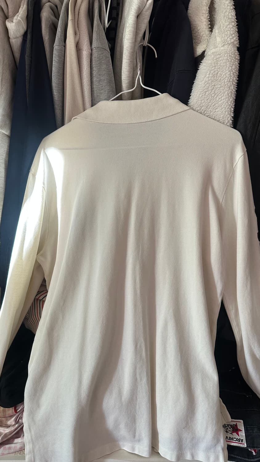 폴로 랄프로렌 빅포니 아이보리 브라운 니트 롱슬 상품이미지5