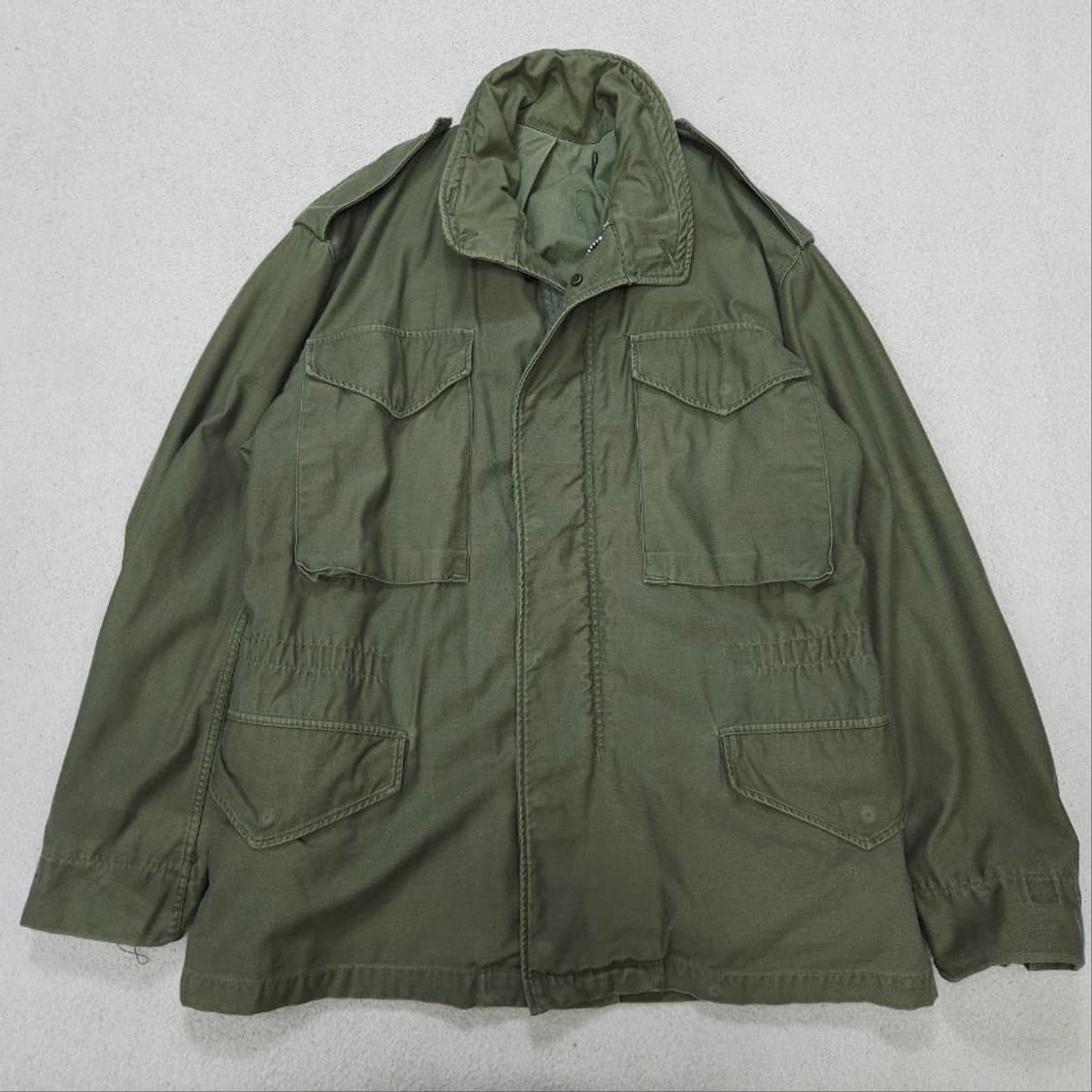 오리지널 미군 m-65 필드 자켓 은색 지퍼 2세대 상품이미지2