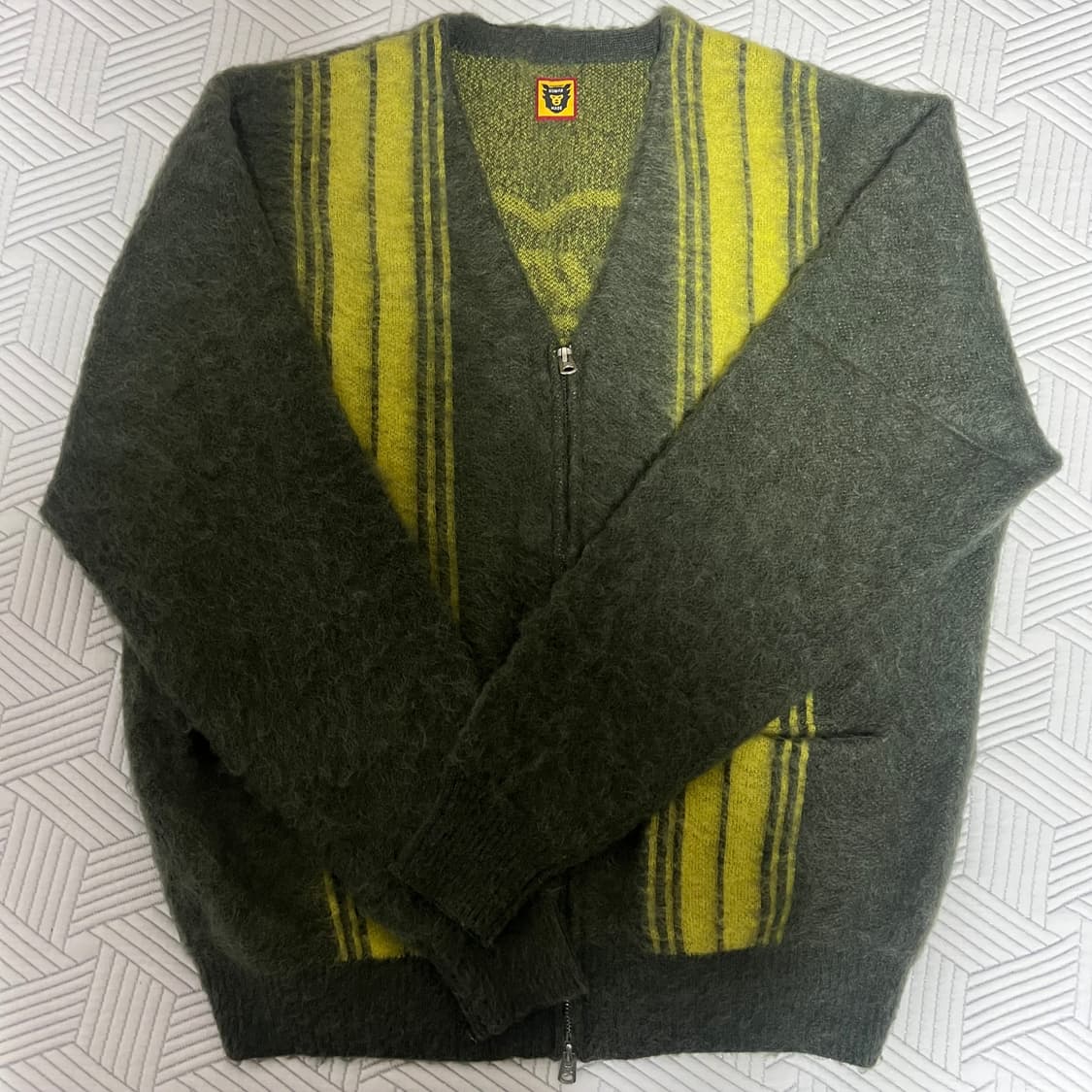 휴먼메이드 집업가디건 그린 L 상품이미지1