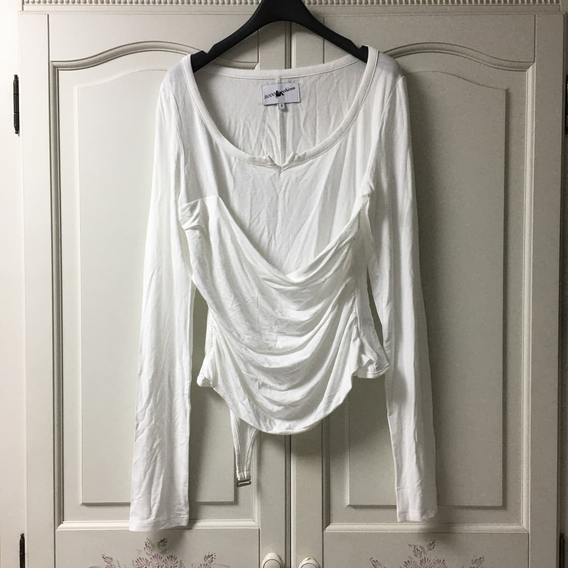 2000아카이브스 LEXI GARTER TOP (WHITE) 상품이미지3