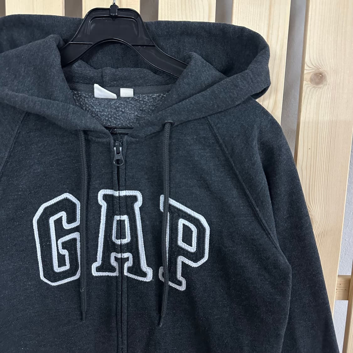 (M) 갭 차콜 후드집업 상품이미지4
