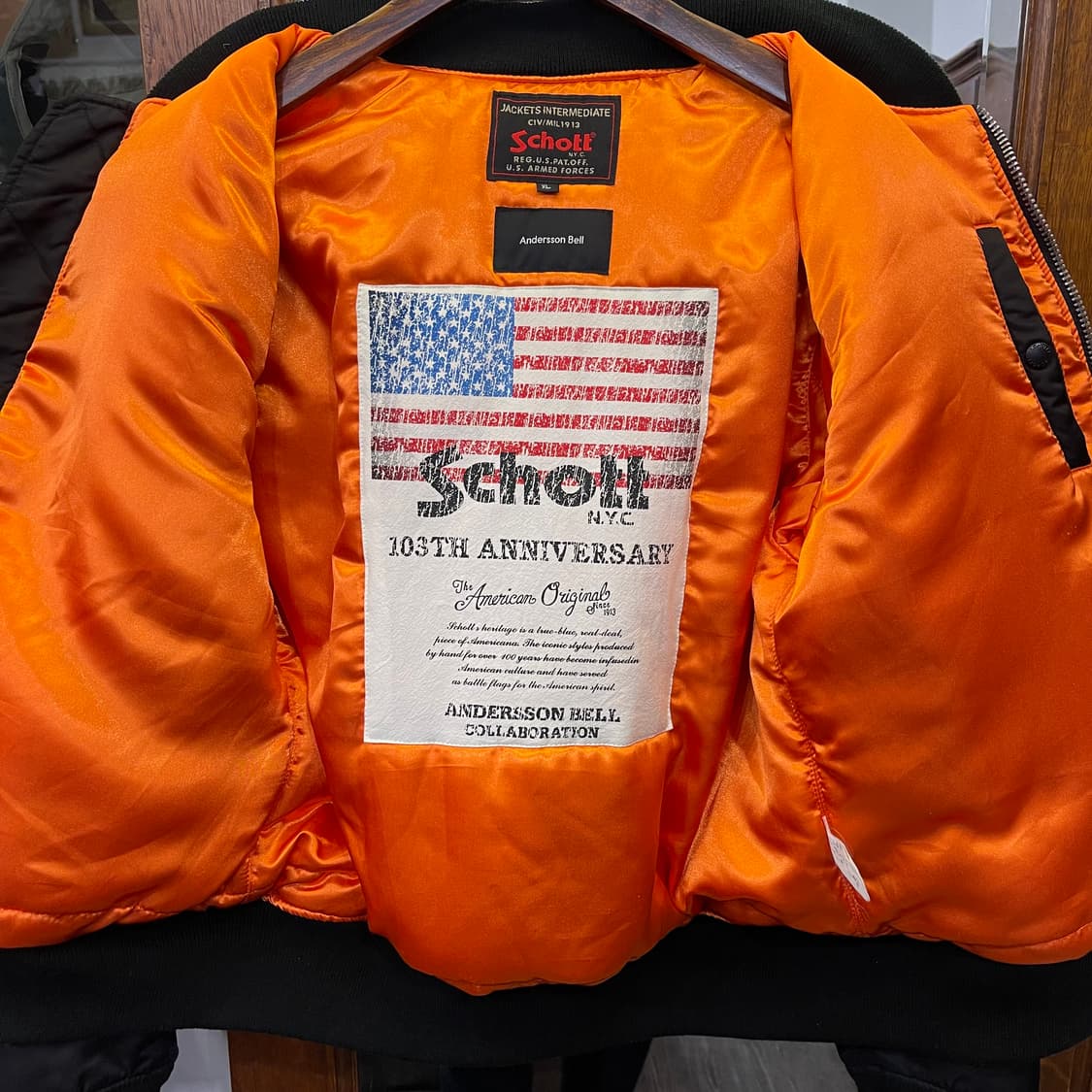 Schott X Andersson Bell 콜라보 MA-1 상품이미지5