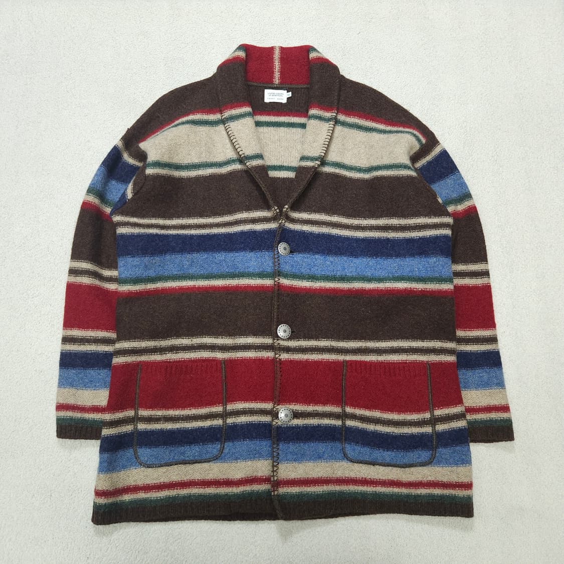 베네통 콘초 버튼 울 가디건 상품이미지2