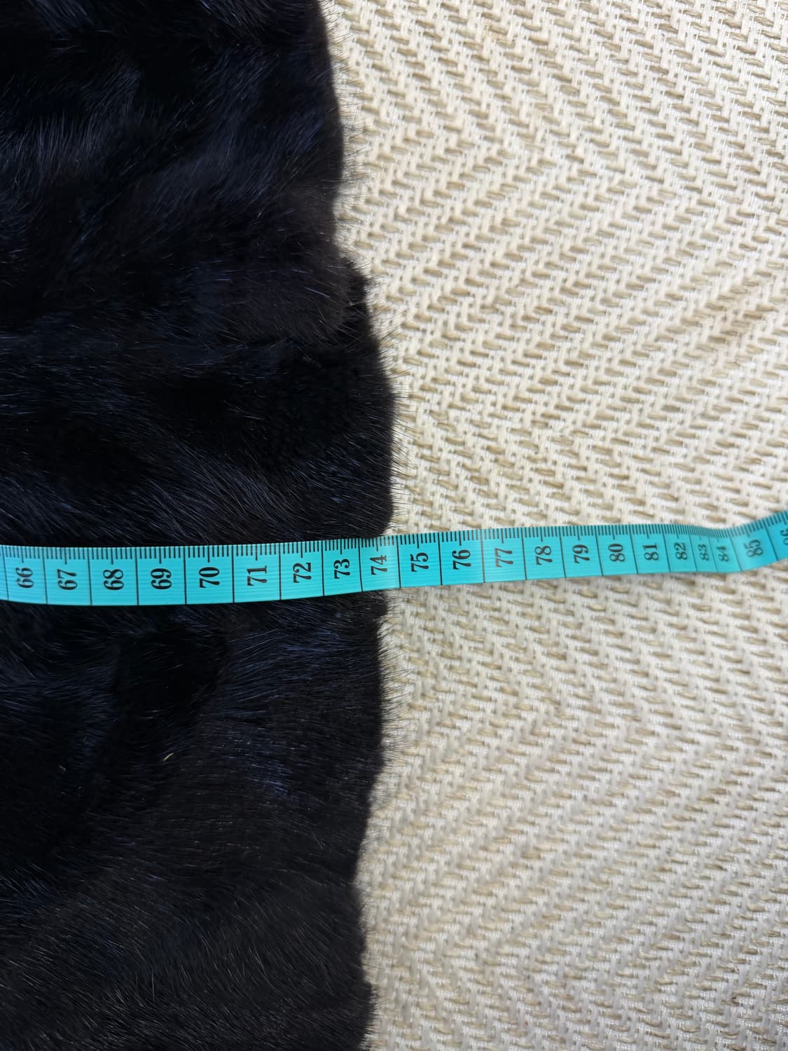 정품) 진도 블랙 밍크 모피 코트 94 상품이미지10