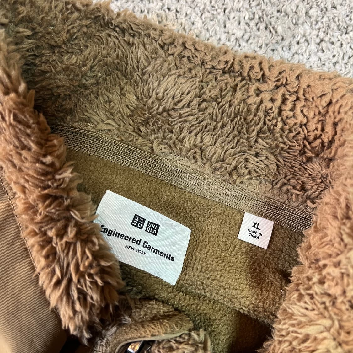 유니클로 엔지니어드 가먼츠 플리스 집업 자켓 상품이미지3