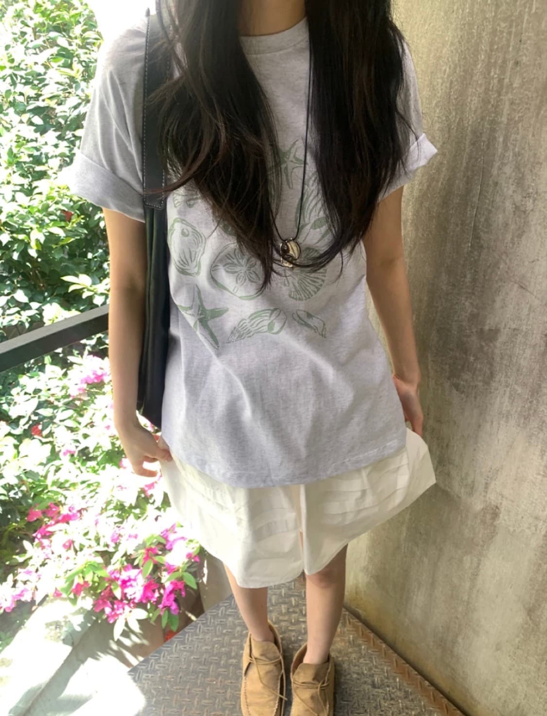 vintage seashell t-shirt 상품이미지1
