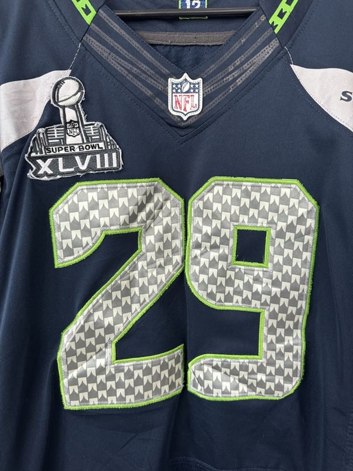 [XL] NIKE 나이키 시애틀시호크스 슈퍼볼패치 NFL풋볼저지 상품이미지4