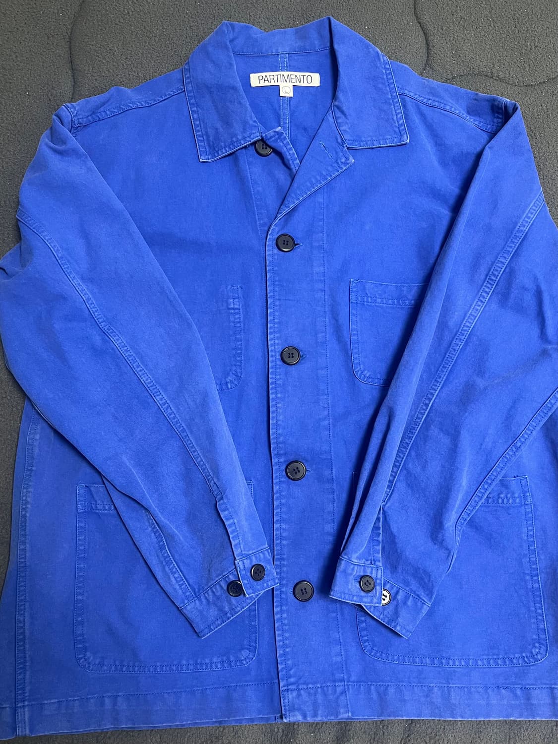 [L] 파르티멘토 워싱 프렌치 워크자켓 새상품 상품이미지1