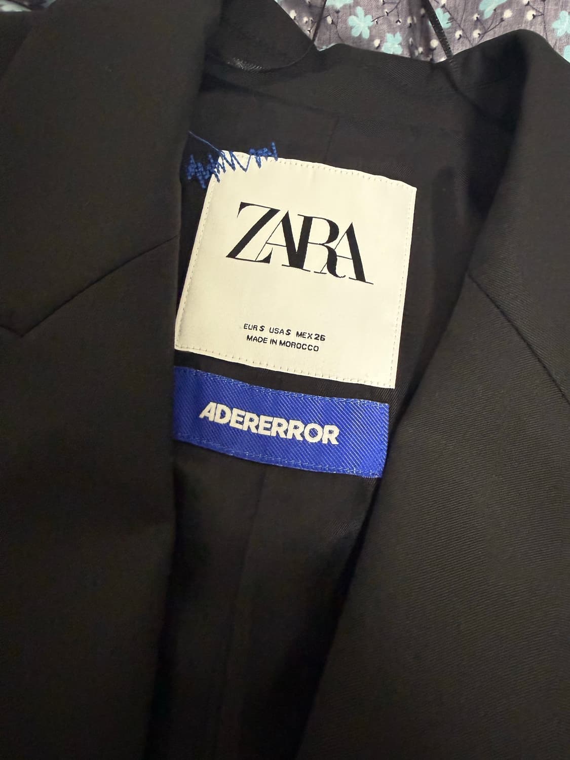 [S]자라 x 아더에러 오버사이즈 블레이저 블랙 상품이미지2