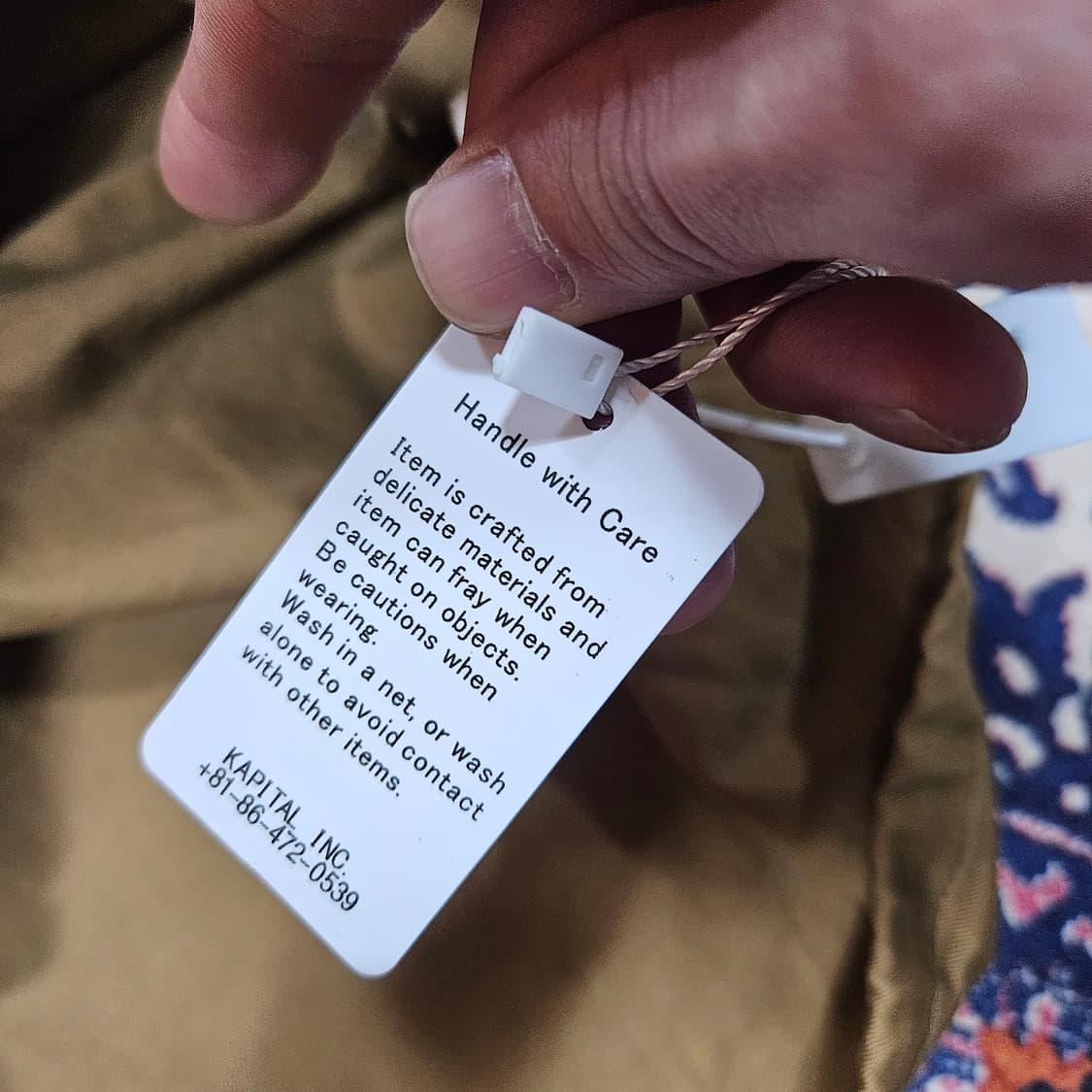 (미사용) 캐피탈(KATIPAL) 레이즈 엔 팜 풀오버 플리스 아노락 상품이미지9