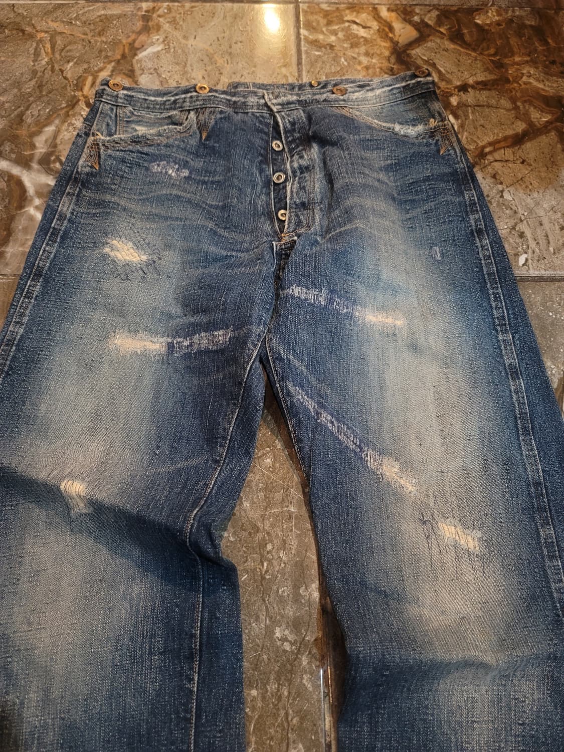 웨어하우스 덕디거 하드워시 데님팬츠  상품이미지2