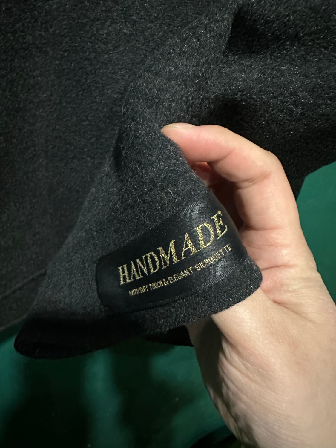 입생로랑 핸드메이드 모직 블루종자켓 105 상품이미지6