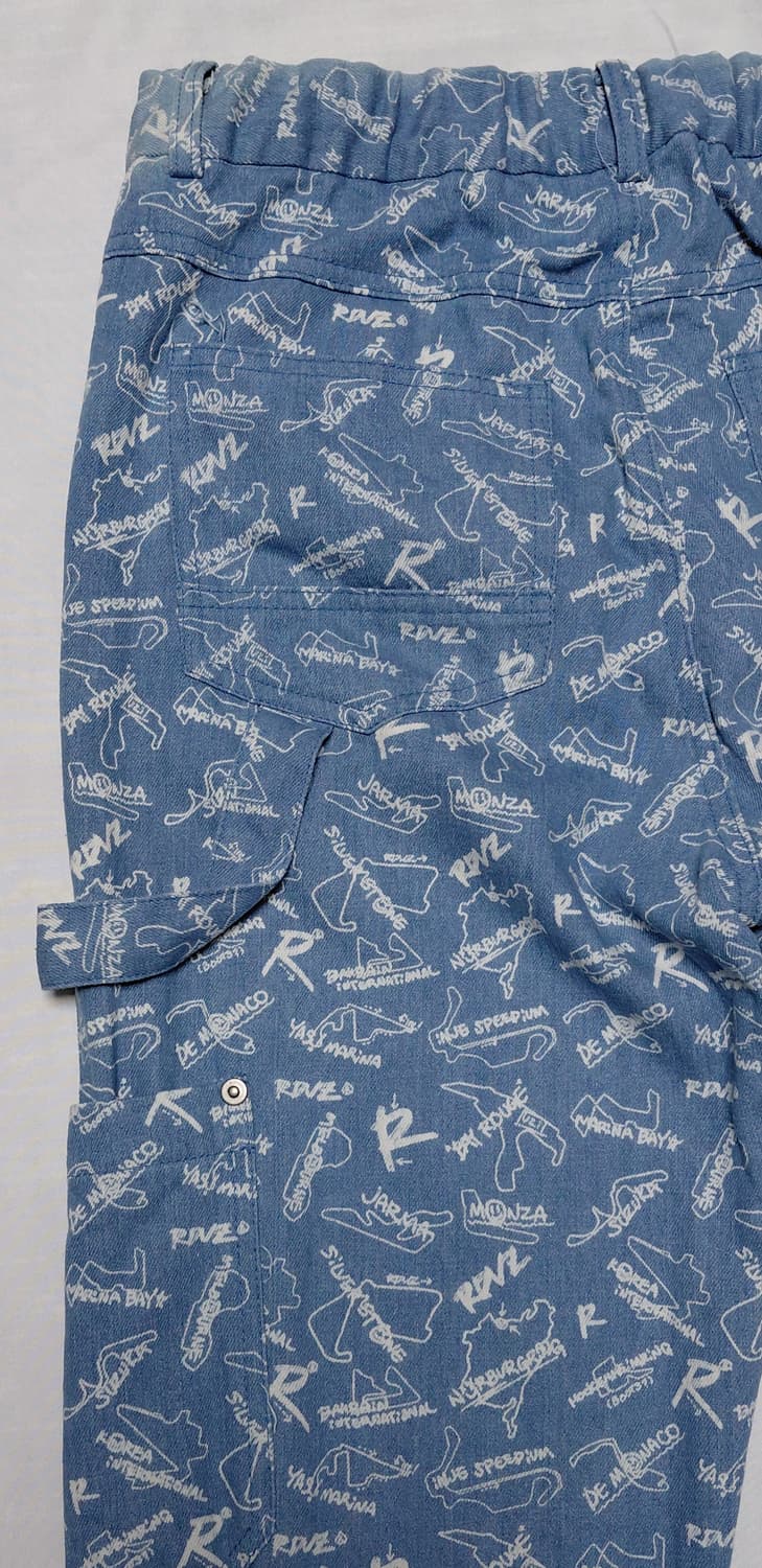 RDVZ  로고 프린트 데님 팬츠  30~32 (무료배송) 상품이미지7