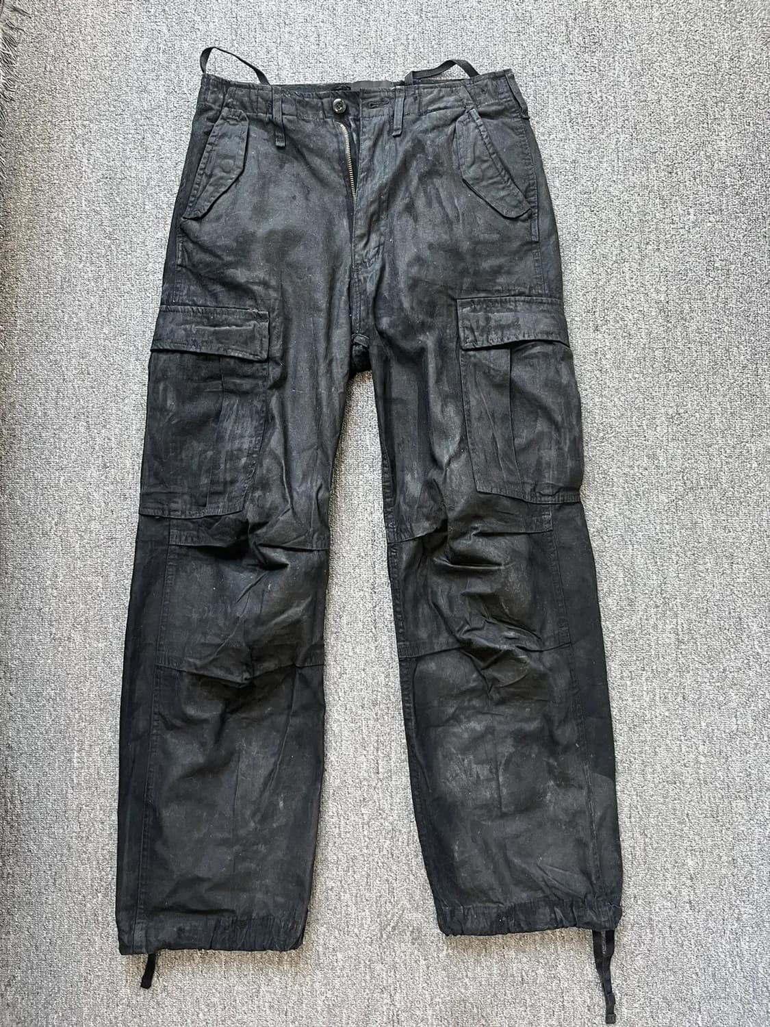 [S] pln 오일 카고팬츠 상품이미지4