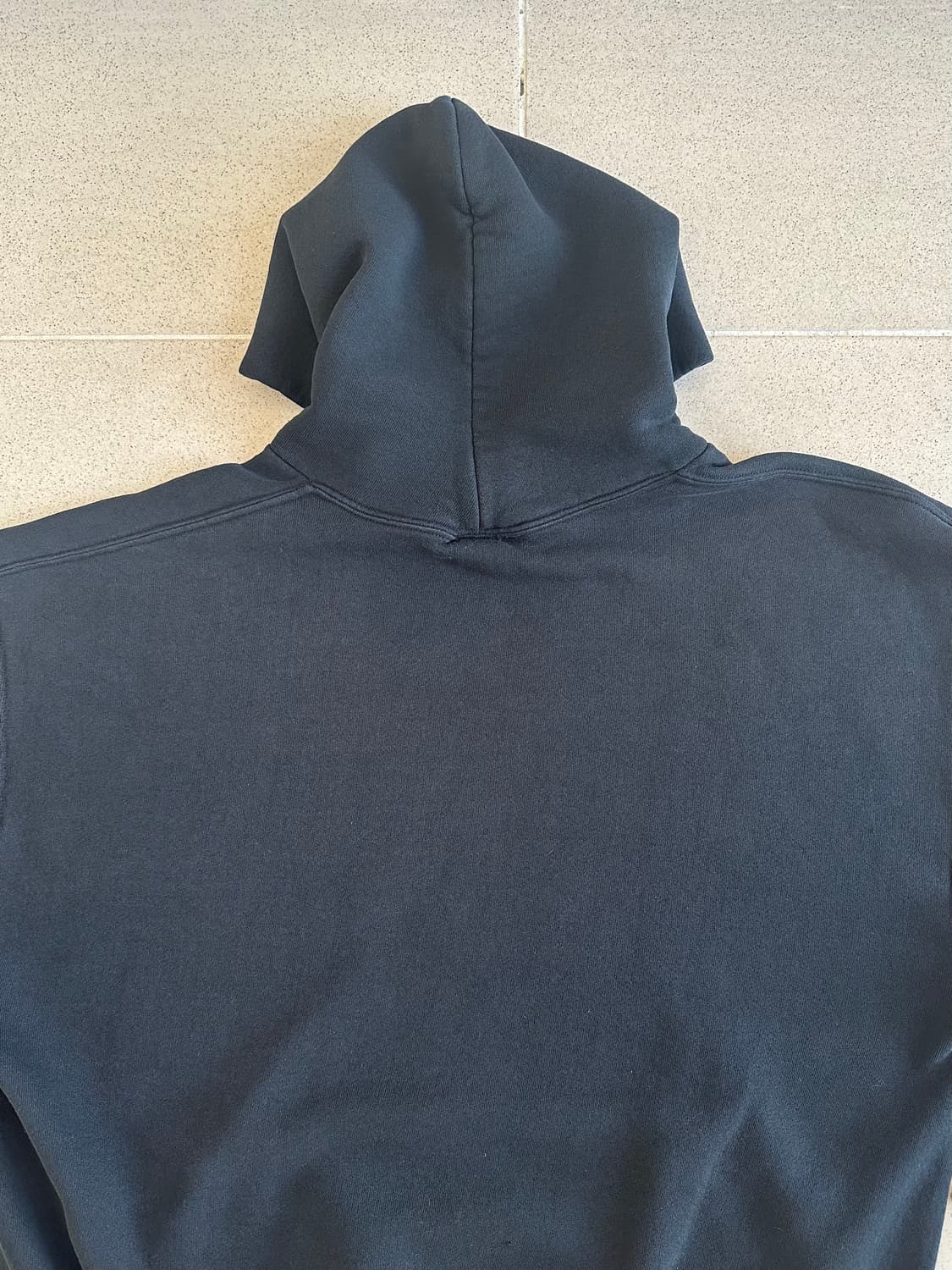 00s 빈티지 러셀 후드 블랙 XL 디스트레스드 상품이미지8