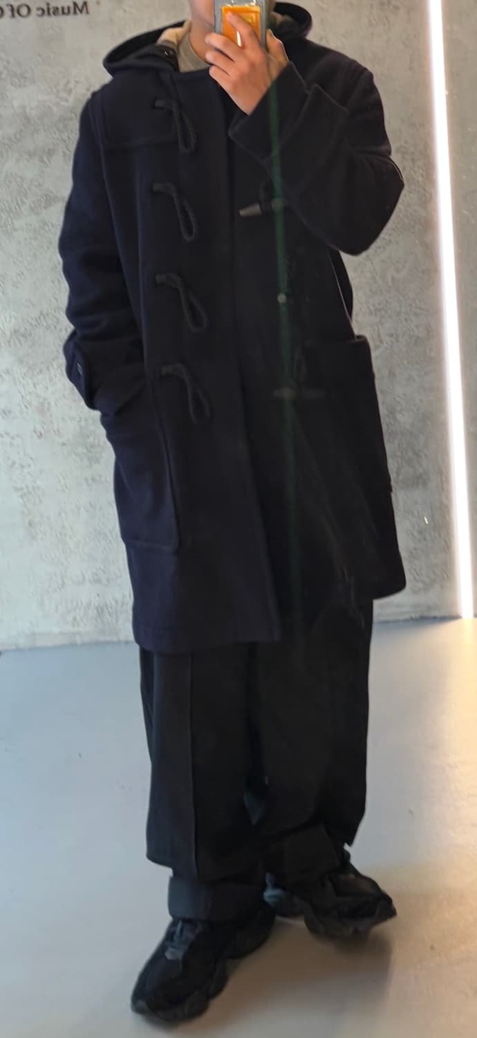 (46) 버버리 그리니치 더플코트 네이비 상품이미지9