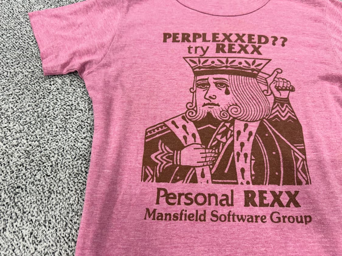 80s Porsonal REXX 싱글스티치 반팔티 상품이미지2