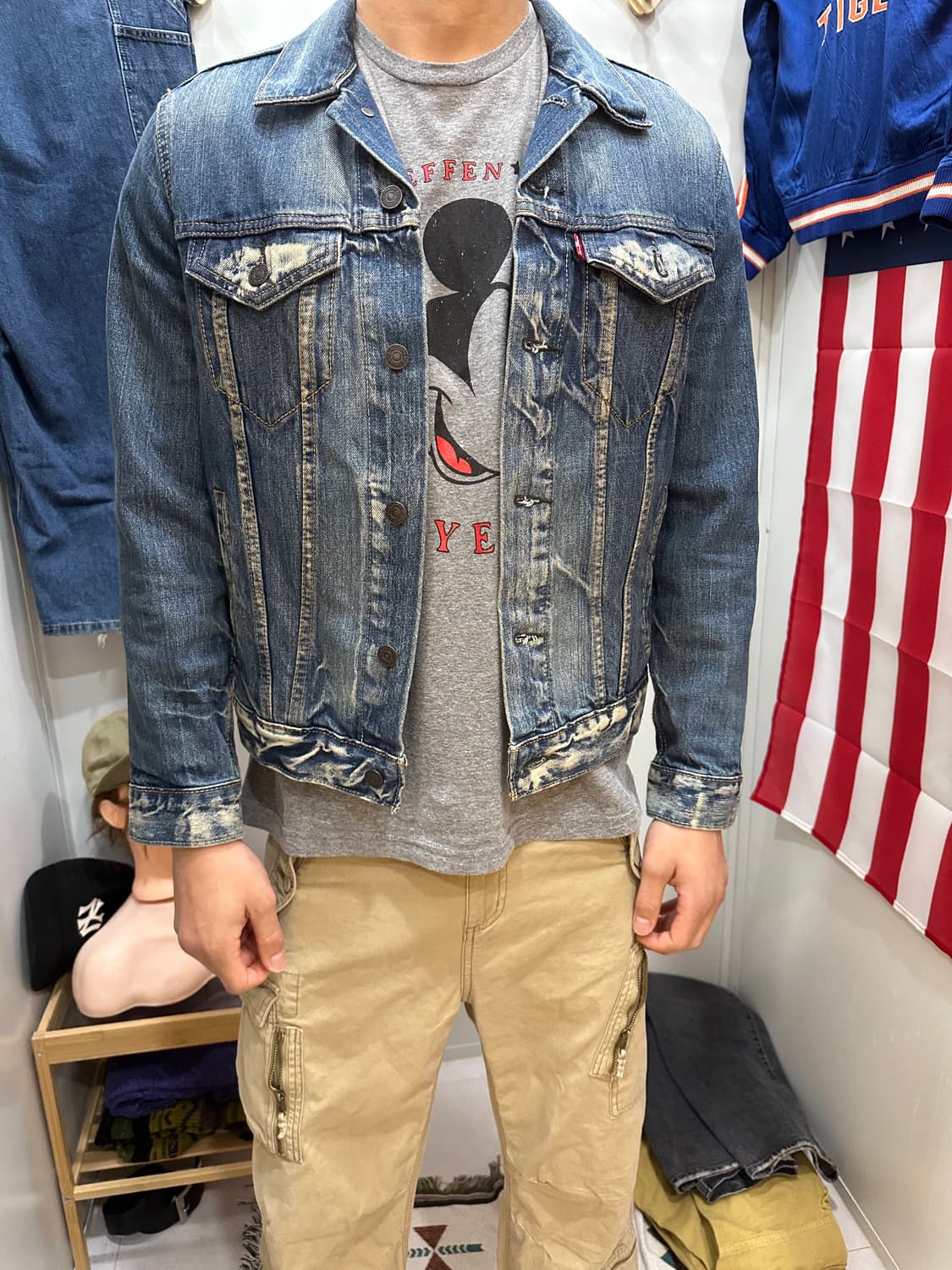 LEVIS 리바이스 워싱데님 트러커자켓 상품이미지6