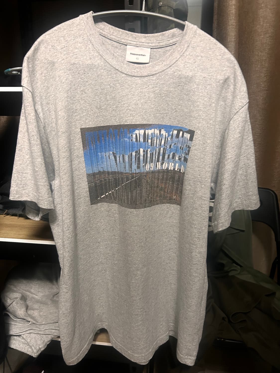 디스이즈네버댓 그레이 반팔 Highway Tee Heather G 상품이미지1