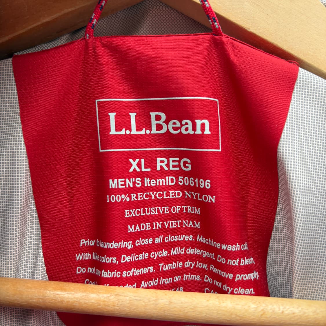 L.L.bean 엘엘빈 바람막이 자켓 상품이미지2