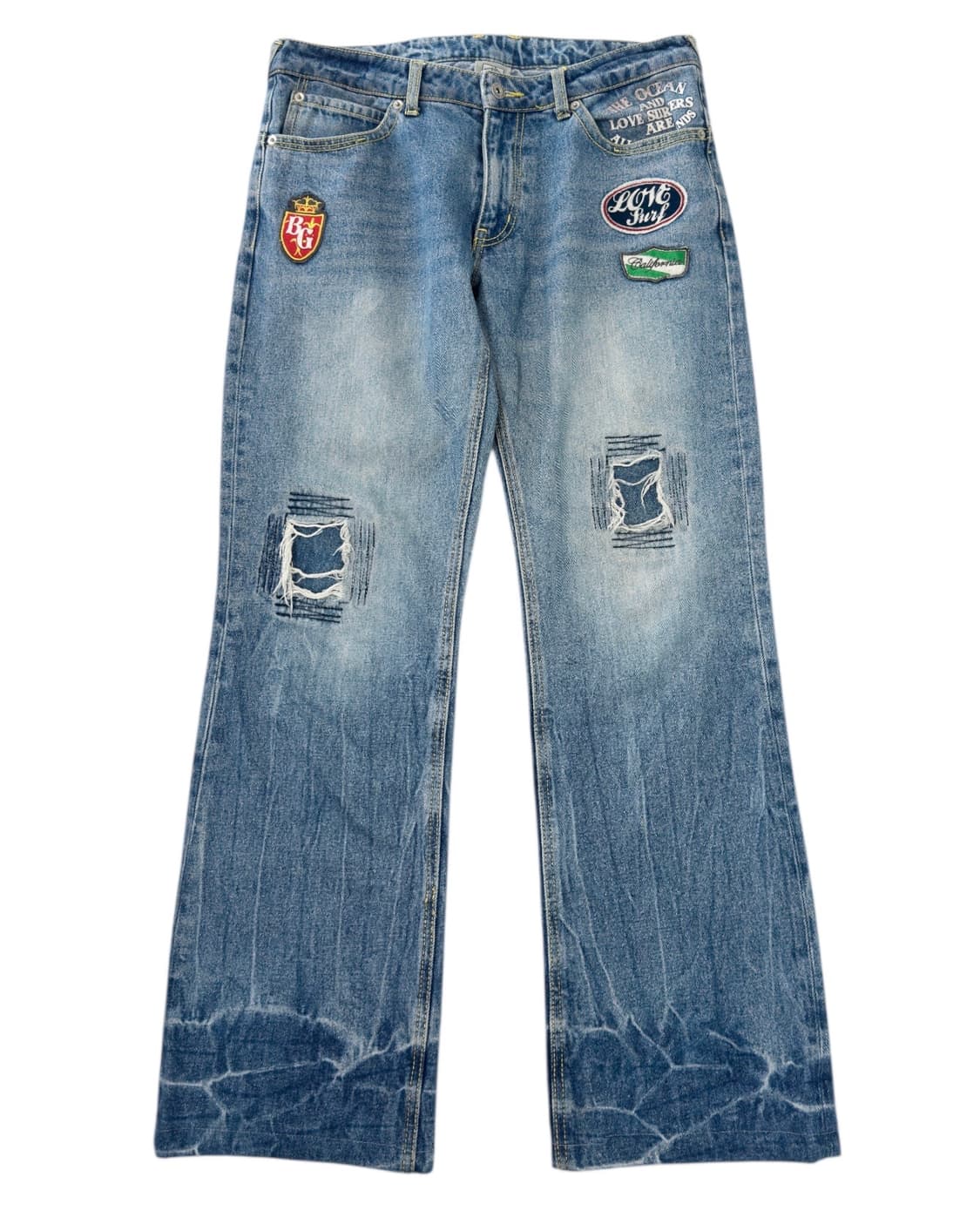 빈티치 패치 플레어 데님 팬츠 상품이미지3