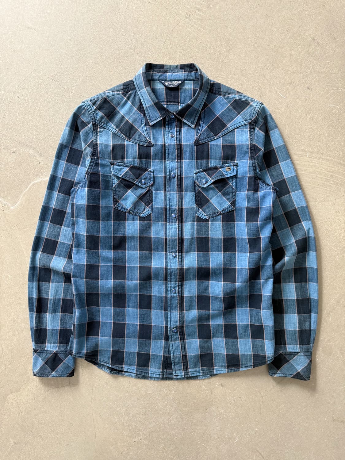Diesel Cotton Western Check Shirt 상품이미지1