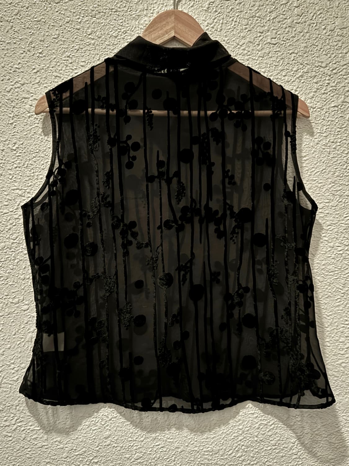 요지야마모토 느와르 시스루 탑 상품이미지2