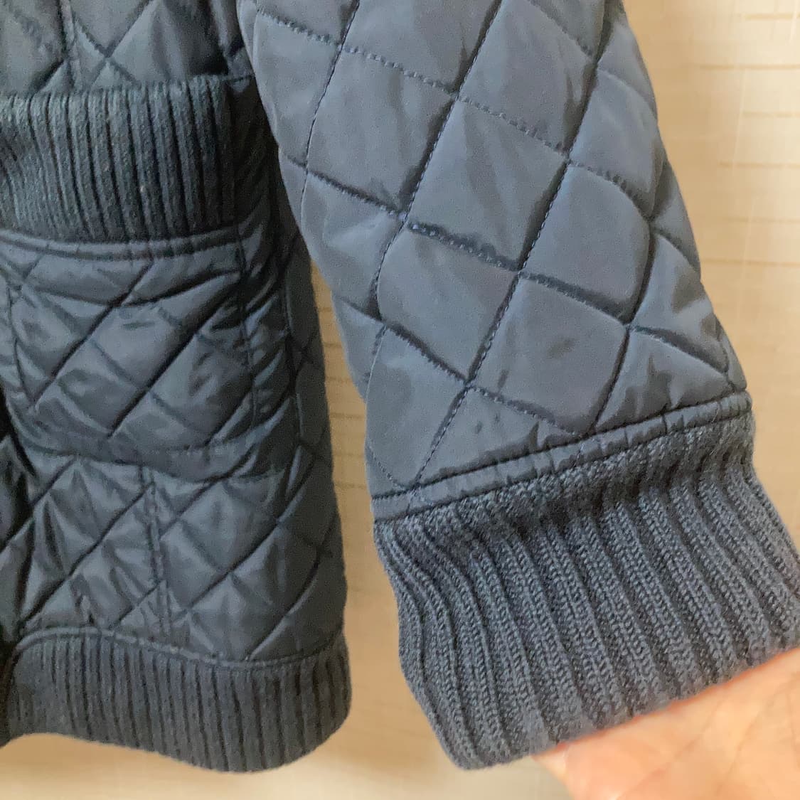 라코스테 퀼팅 후드 자켓 상품이미지4