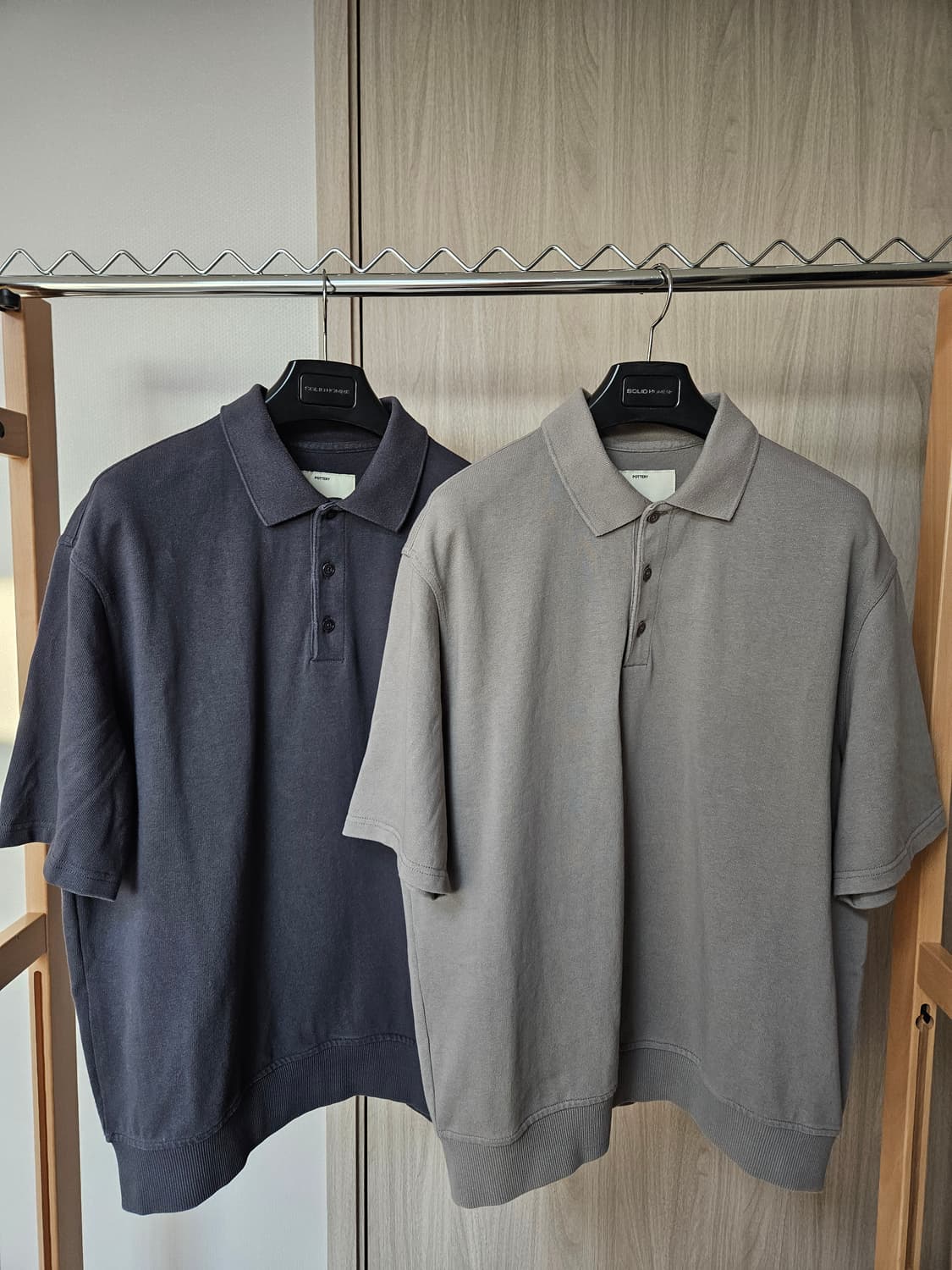 포터리 23ss 파인 코튼 반팔 컴포트 폴로 티셔츠 상품이미지2