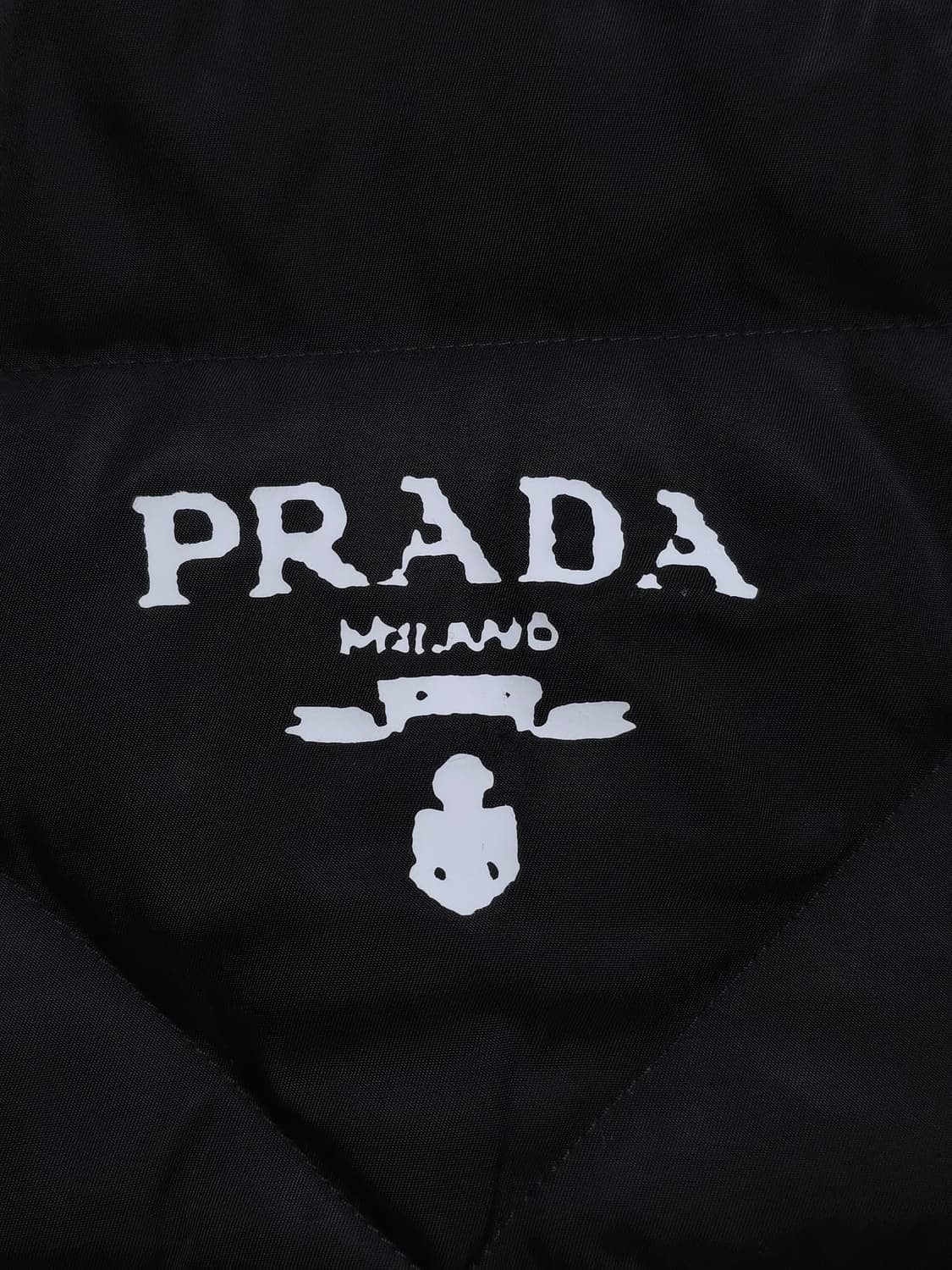 [L] 프라다 리나일론 퀄팅 패딩 블랙(SGB803) 상품이미지3