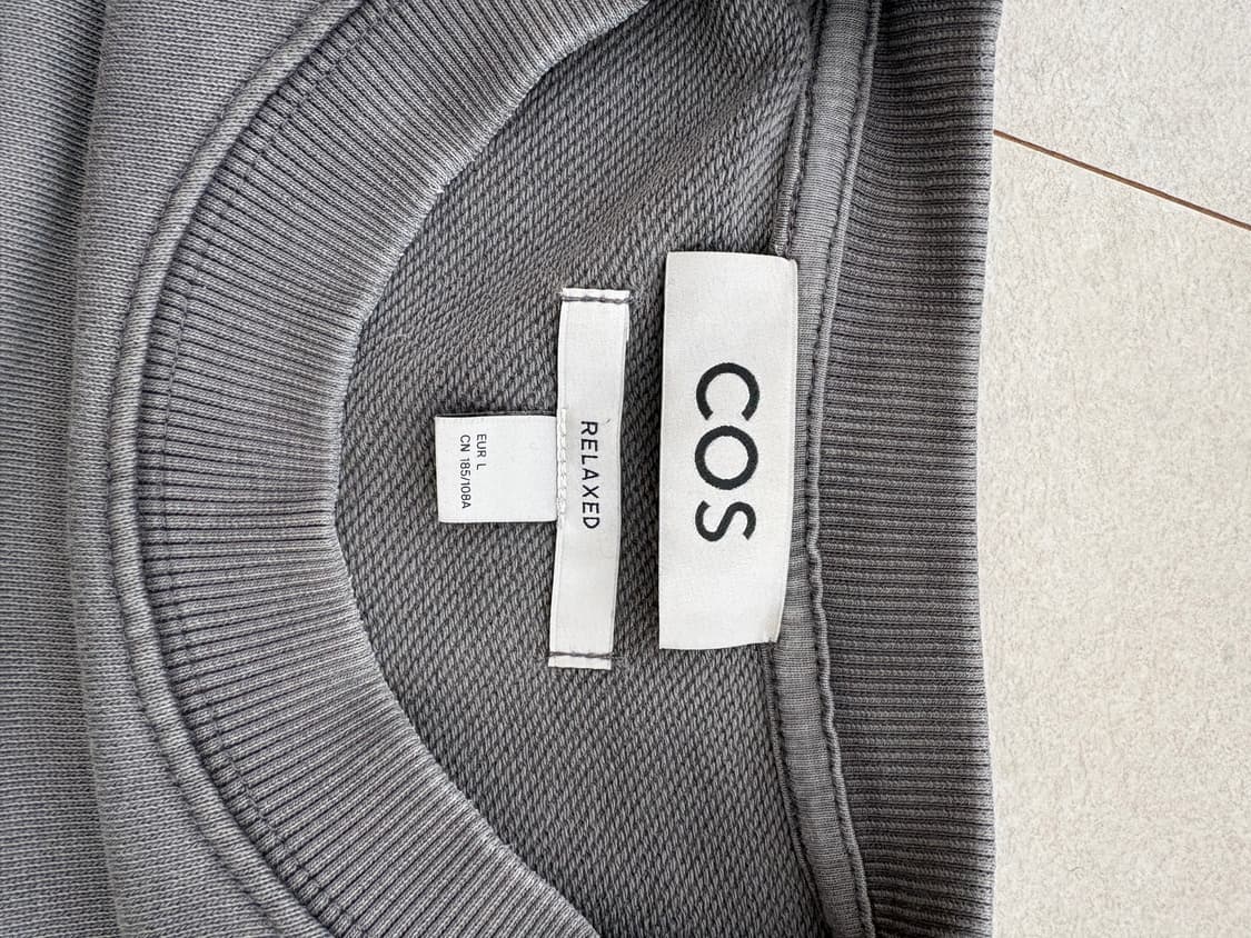 COS 회색 맨투맨 L사이즈 상품이미지4