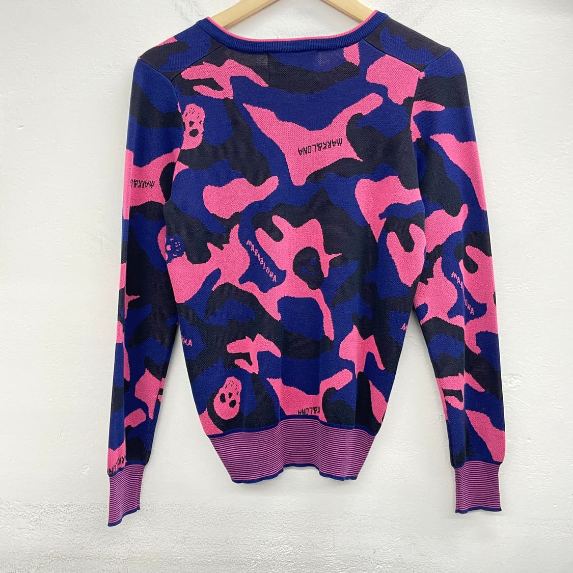 마크앤로나 카모 패턴 니트 유니크 상품이미지5