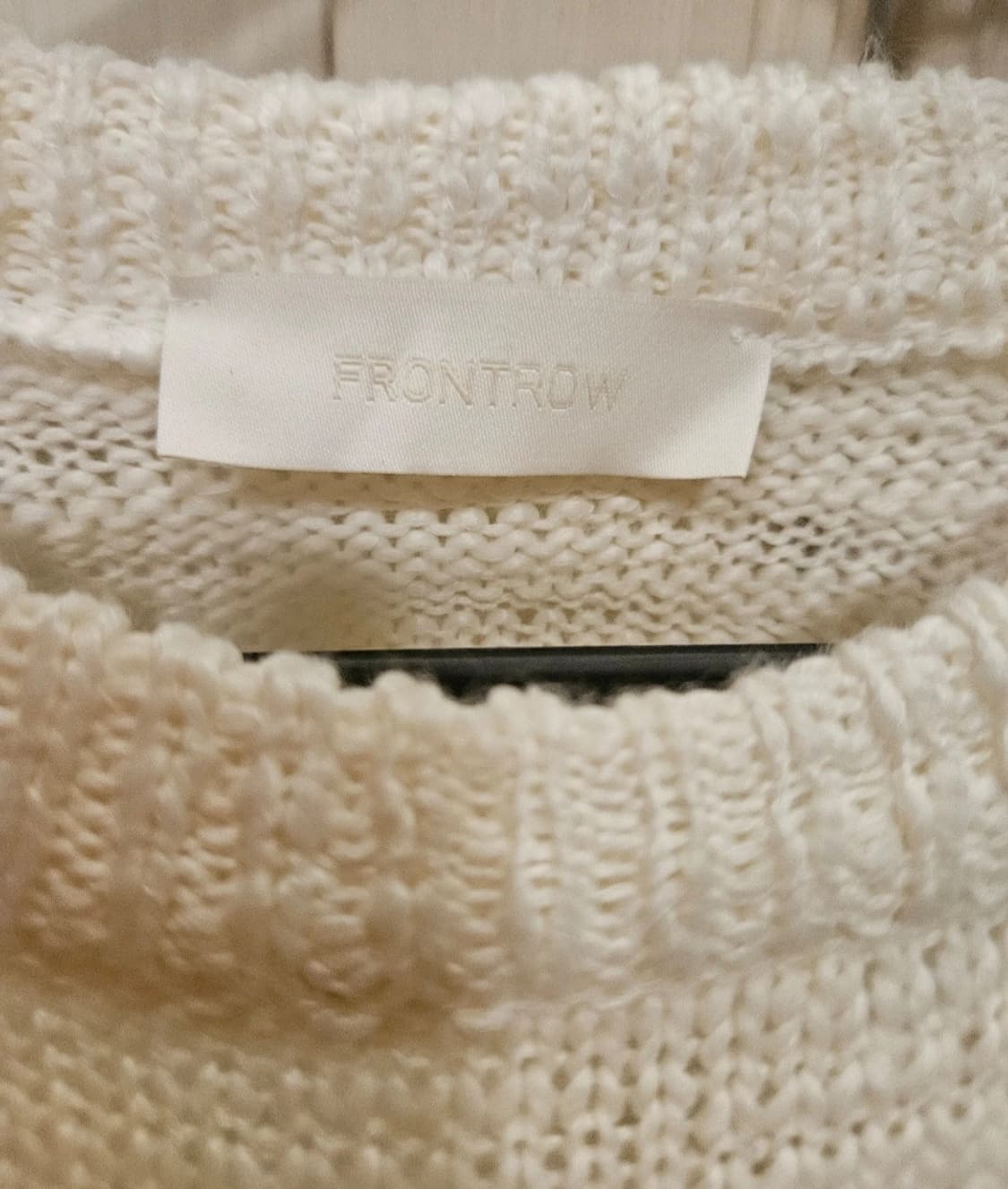 프론트로우 봄 아이보리 니트 상품이미지3