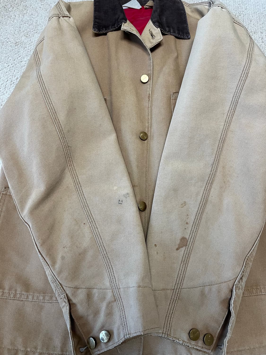 80s 빈티지 칼하트 초어 자켓 usa 상품이미지3