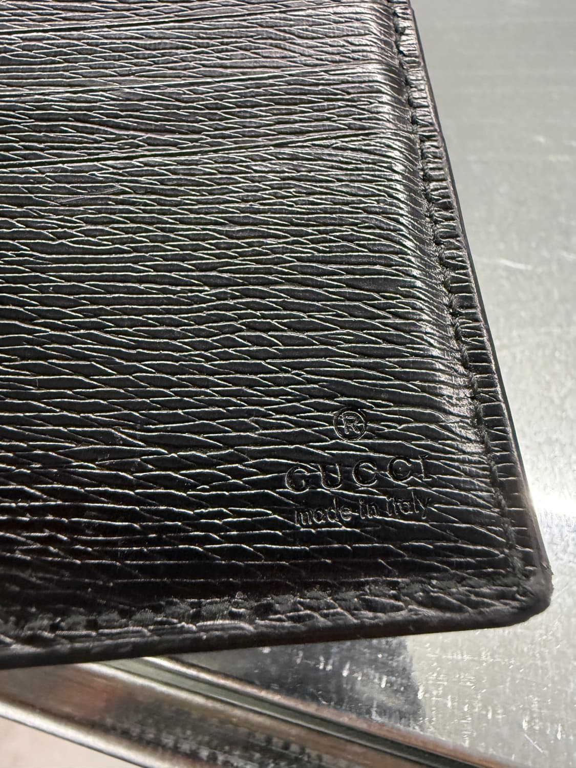 구찌 정품 스네이크 뱀 반지갑 블랙 상품이미지4