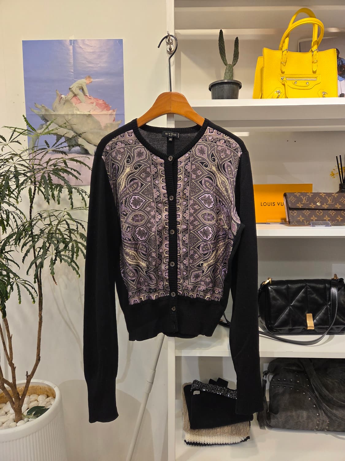 에뜨로 에트로 실크 가디건 상품이미지1