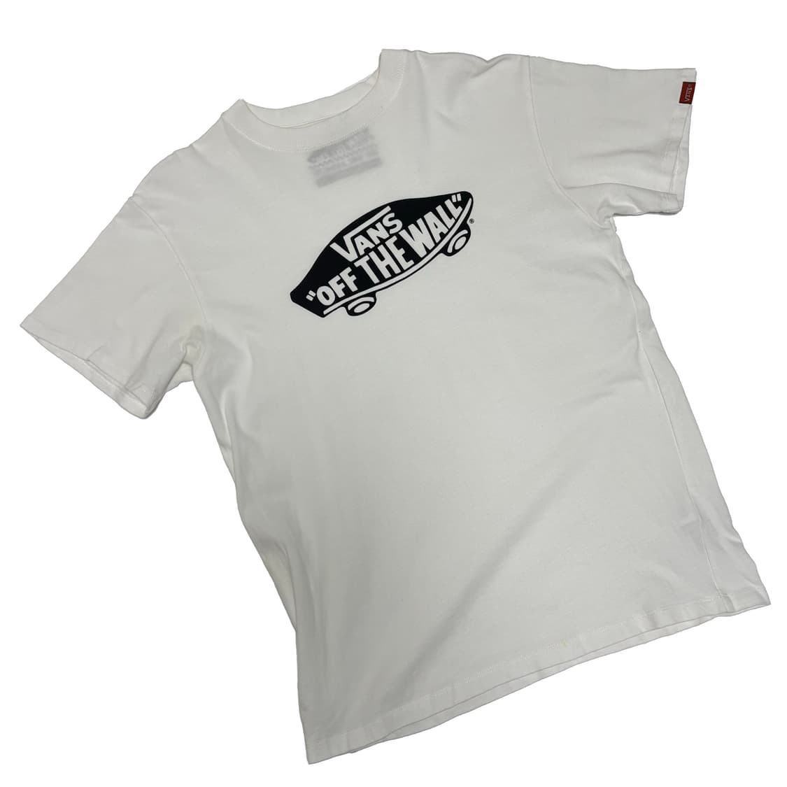 반스 오프 더 월 스케이트 로고 티셔츠 상품이미지1