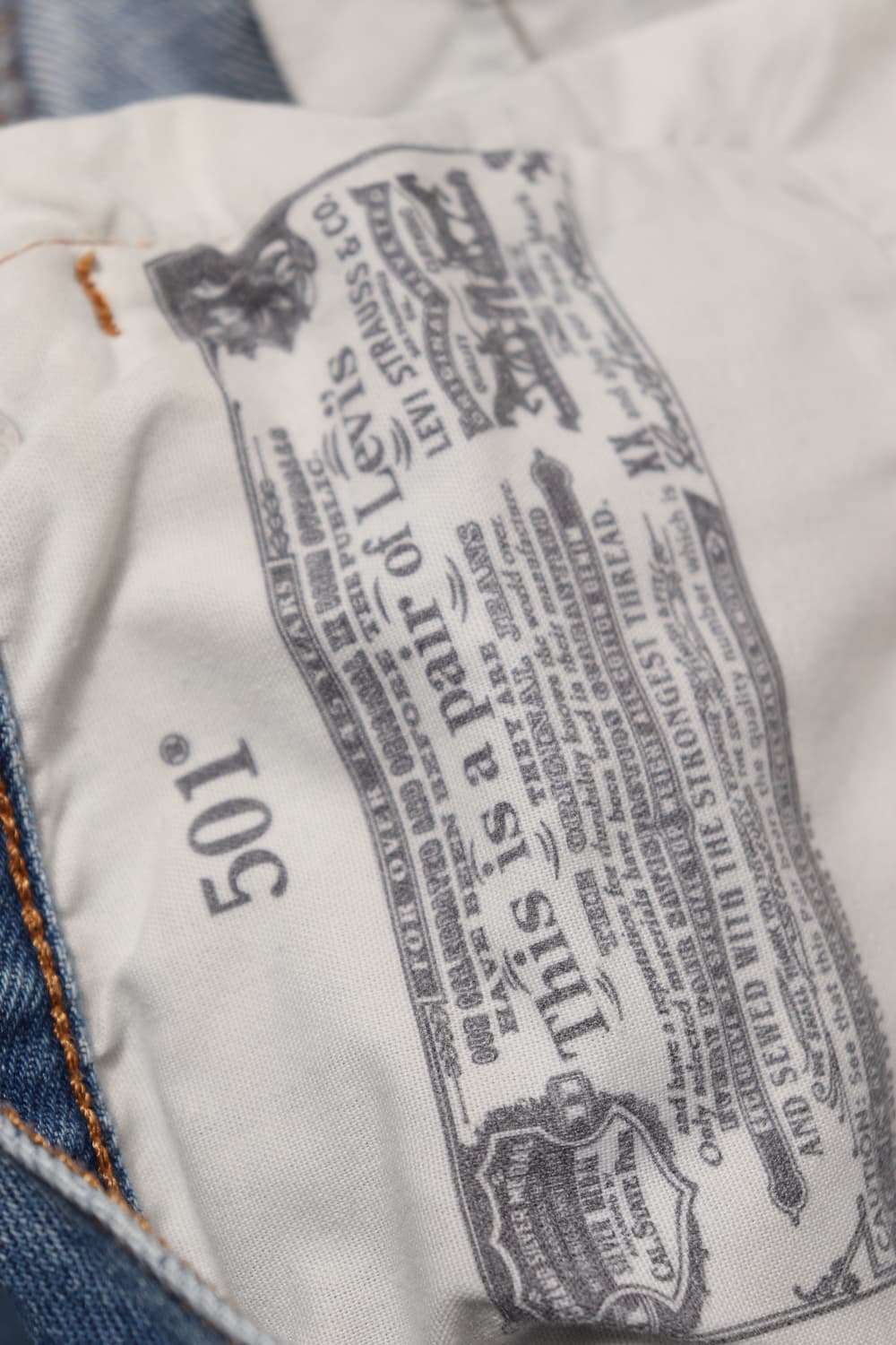 LEVIS 501 버튼플라이 연청 데님 팬츠 women 26 상품이미지7