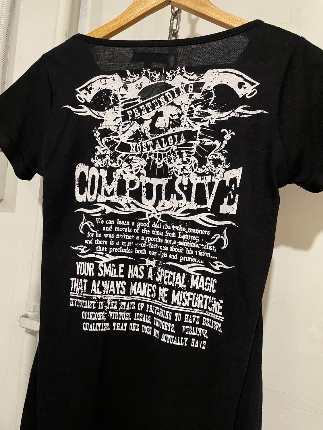 스트라이프 패턴 레이어드 프린팅 반팔 원피스 펑크 상품이미지5