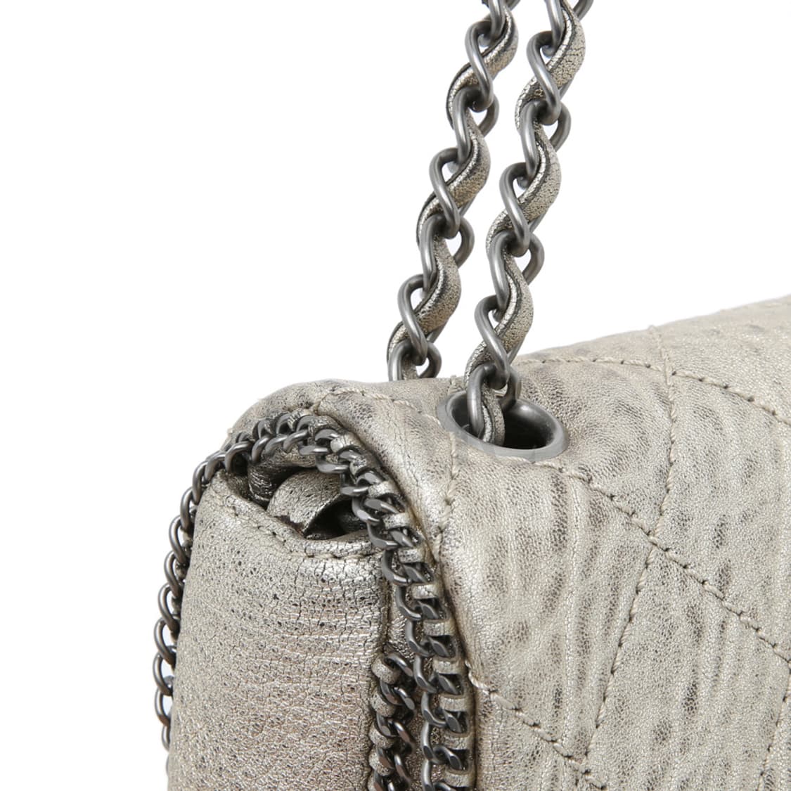 샤넬 칼라거펠트 라이언 체인백 메탈릭골드 플랩 숄더 상품이미지5