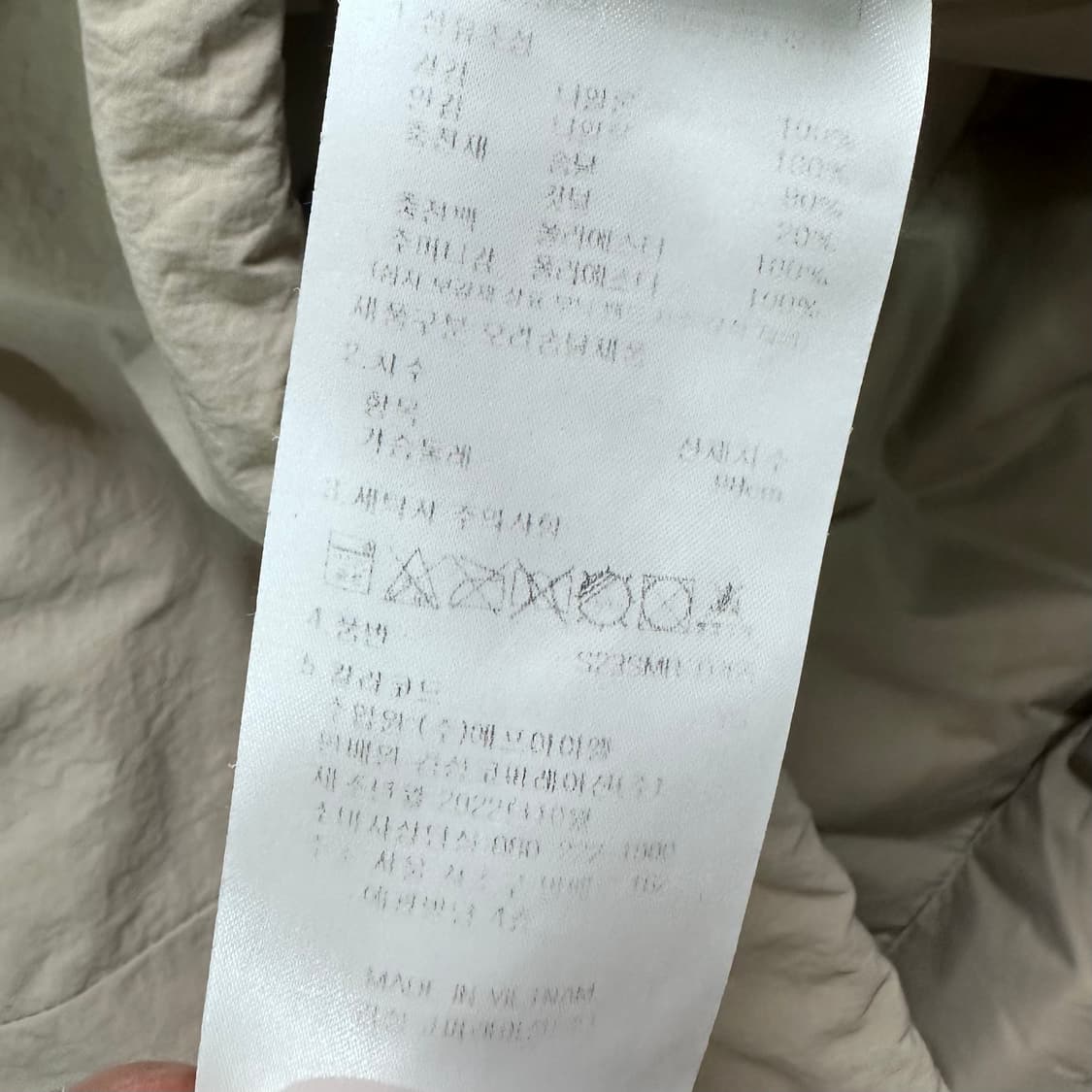 스노우피크 후드 경량 다운 자켓 상품이미지8